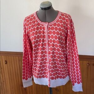 Women’s Van Heusen Studio Polka Dot Cardigan Sweater Size XS